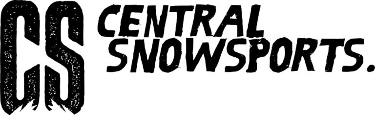 Central Snowsports hakuba Logo Black and White
