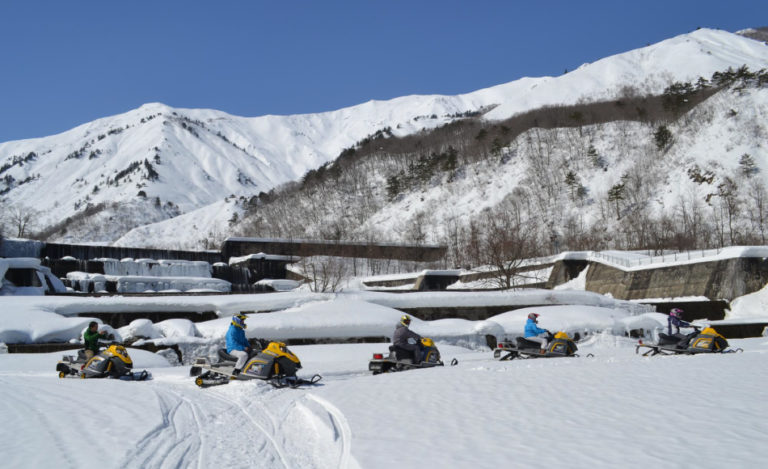 Snowmobile Tour - Looking for something else to get the adrenaline going whilst you are in Hakuba? Why not try out the Snowmobile Tours