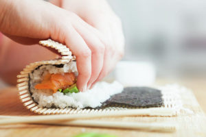 making sushi