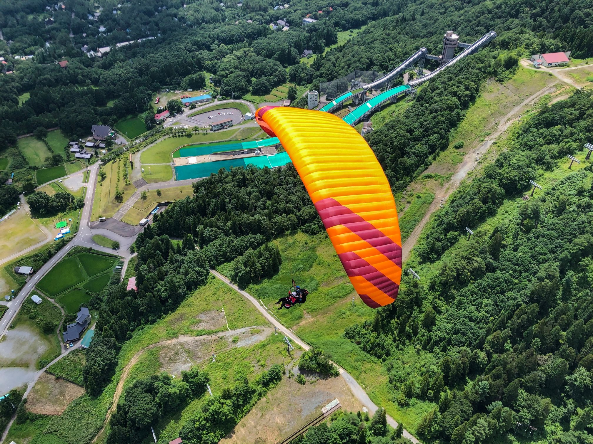 Happo One Summer - Sky Blue Paragliding