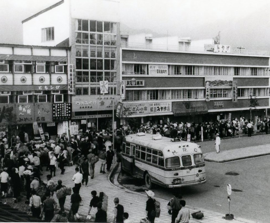 Historical photo of Hakuba train station