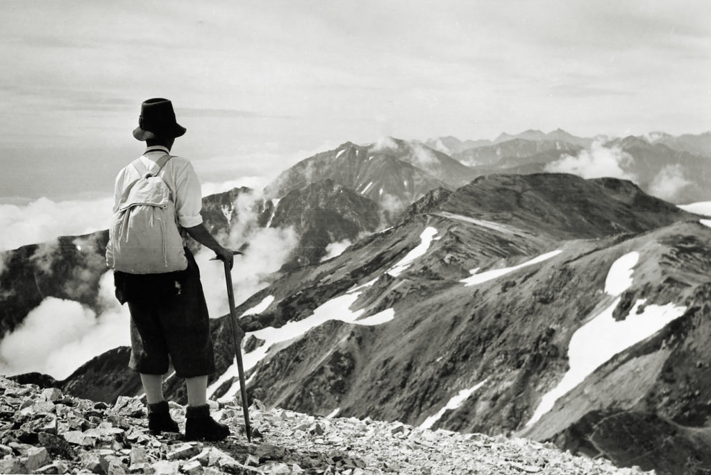 Hiking in Hakuba, Japan: Your Guide to Summer in the Japanese Alps 4 Hiking in Hakuba - Black and white Hiking Photo