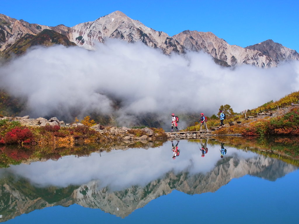 Hakuba The Best Place for Autumn in Japan: Happo Ike (Photo Credit: Happo One)