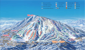 Top 10 Places to Ski in Japan - Madaro Trail Map