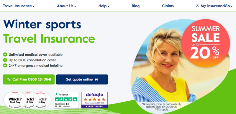 Ski Travel Insurance - Insure And Go